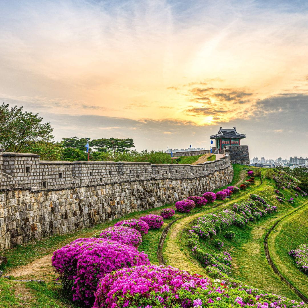 Zuid-Korea van West naar Zuid